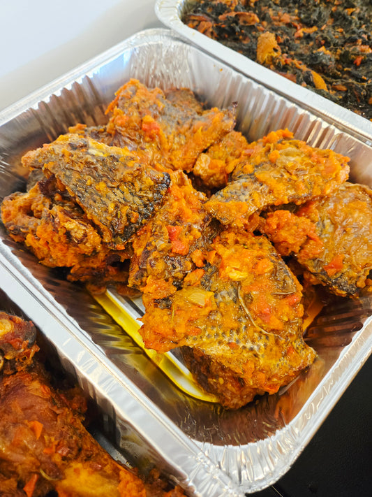 Peppered Tilapia fish 30pcs