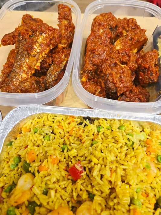 Fried Rice and Chicken